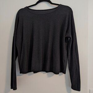 Beyond Yoga Lightweight Spacedye Pullover - Medium Black